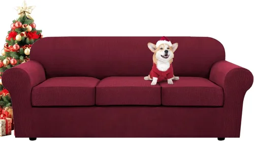 Vista 70 de H.VERSAILTEX Fundas de Sofá Elásticas para Cojines Fundas de Sofá para Muebles de Sala Fundas Protectoras