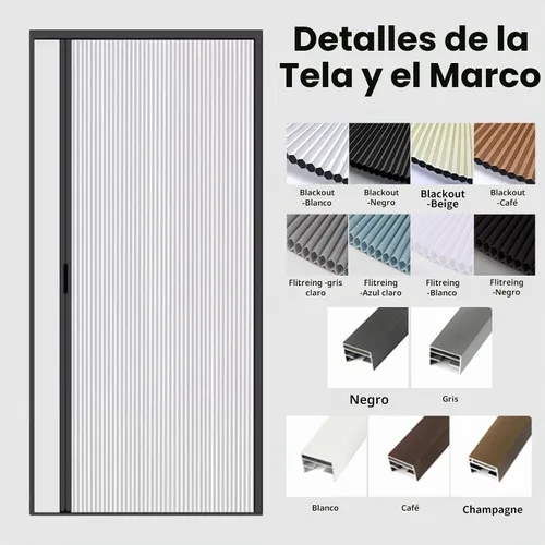 Vista 6 de MaKefeile Puerta celular plegable de acordeón sin perforaciones para puertas celulares, puertas correderas para dormitorios, pasillos, divisores