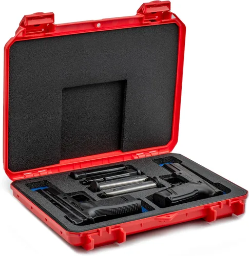 Vista 10 de Evergreen Funda protectora compacta discreta con bloqueo de 2 pistolas y 4 cargadores - CCW/seguro de viaje/especificaciones