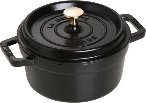 Vista 27 de Staub olla de hierro cocotte redonda de 6-1/4 cuartos de galón, Albahaca