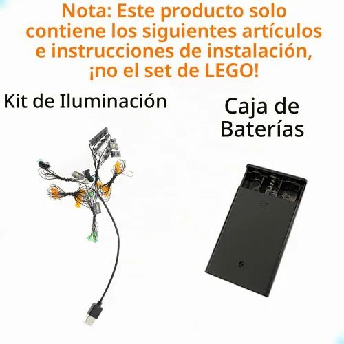 Vista 3 de GEAMENT Kit de luces LED compatible con Lego Jurassic Park: T.rex Rampage - Juego de iluminación para modelo de construcción Jurassic World 75936