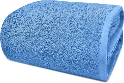 Vista 24 de DAN RIVER Paquete de 1 sábana de baño de 40x80 pulgadas, sábanas de baño jumbo para adultos, toallas grandes gruesas y absorbentes - Aguamarina