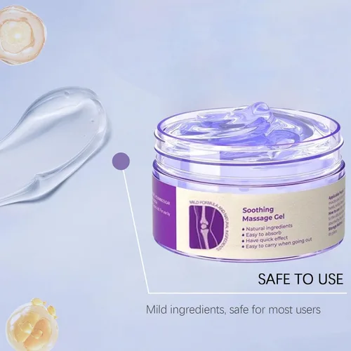 Vista 2 de 2 unidades de gel morado para articulaciones, crema de masaje relajante, actividades articulares en todo el cuerpo, alivia las rodillas, manos