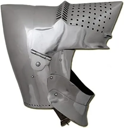 Vista 3 de Casco medieval de calavera de gallo, 0.079in, acero suave para SCA Full Contact Combat Fighting