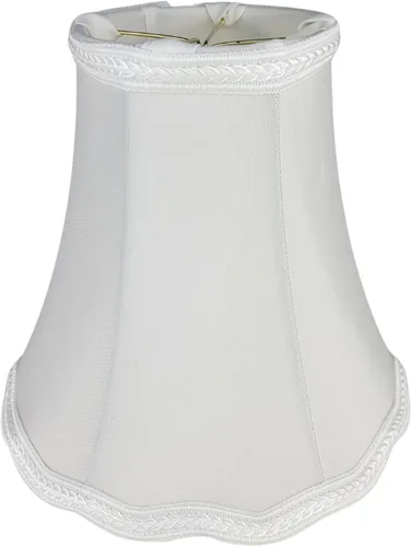 Vista 8 de Royal Designs - Lámpara de techo con diseño de campana calada, Beige, 4 x 8 x 7.25 pulgadas, clip redondo
