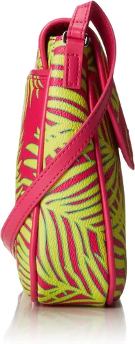 Vista 3 de Bandolera con solapa para mujer, talla única, Palm Fronds