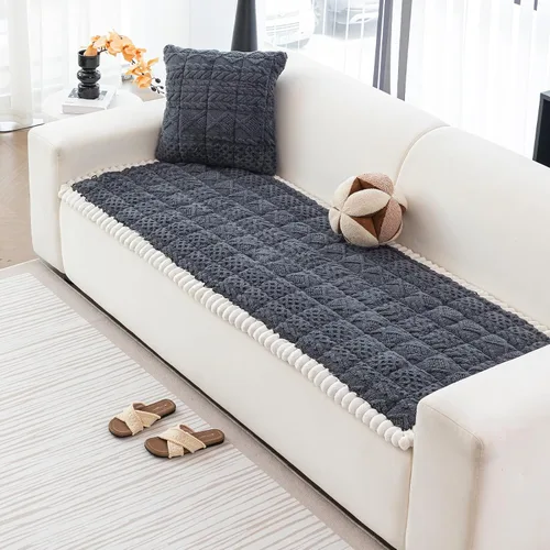 Vista 12 de DREAMINGO Fundas de sofá para mascotas, fundas antideslizantes y mullidas para sofá de perro, lavables geométricas jacquard, protector de cojín 1#