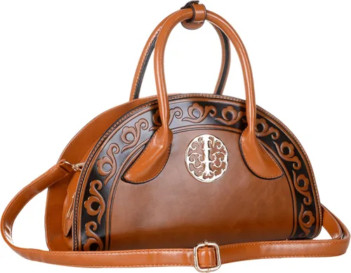 Vista 3 de QZUnique Bolso de hombro de estilo chino elegante con asa superior para mujer