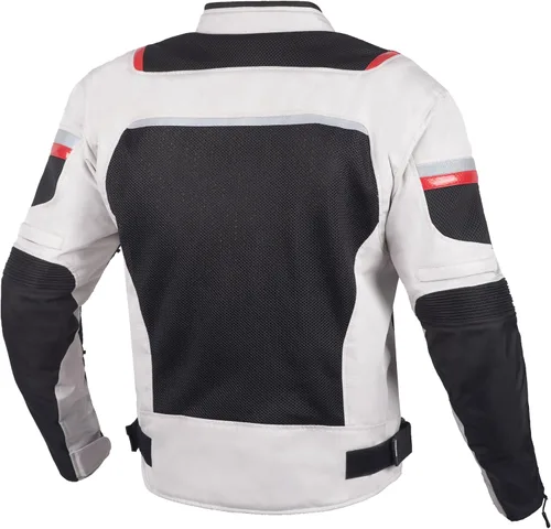 Vista 4 de WICKED STOCK Chaqueta de motociclista de malla para hombre - CE Nivel 2 Enduro Chaqueta de motociclista Armadura de motocicleta - Chaqueta