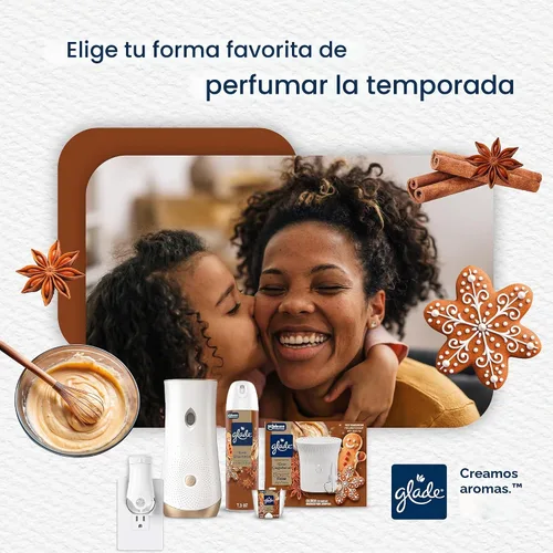 Vista 7 de Glade Vela en frasco, pan de jengibre acogedor, 4.08oz., 3
