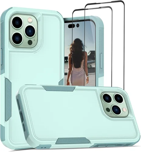 Vista 52 de Jeylly Funda para iPhone SE/Funda para iPhone 5S, Exterior de Plástico Duro que Absorbe Golpes + Interior de Silicona de Goma Defensor contra