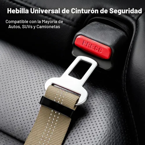 Vista 6 de Cinturón de seguridad para perro para automóvil, arnés ajustable para perros pequeños, medianos y grandes, restricción de seguridad de viaje