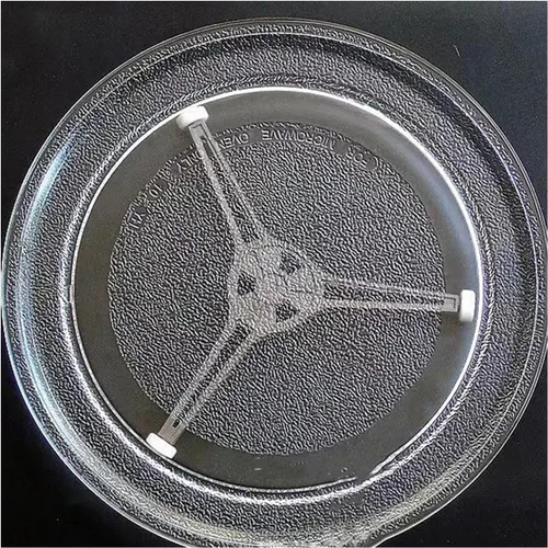 Vista 4 de Soporte para tocadiscos de microondas de 3.54 pulgadas, rodillo de anillo giratorio, soporte de bandeja de placa de vidrio, anillo giratorio