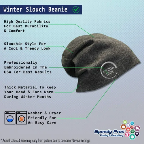 Vista 2 de Custom Slouchy Beanie for Men I (Love) Sumo Wrestling Red Heart Sports Lovers Winter Hats Acrylic Women Skull Cap 1