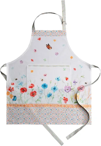 Vista 504 de Maison d' Hermine Delantales para mujer con bolsillo, 100% algodón (27.50 x 31.50 pulgadas)