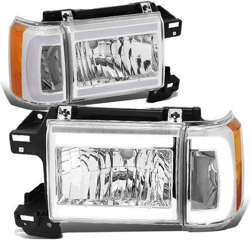 Vista 11 de DNA MOTORING HL-OH-F15087-BK-AM Juego de luces de esquina estilo de fábrica para FORD BRONCO 1987-1991 FORD F-150 1987-1991 FORD F-250 1987-1991