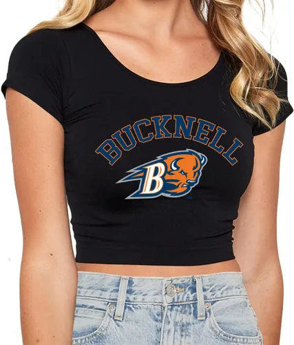 Vista 45 de Lojobands Camiseta corta ajustada para mujer, hecha en Estados Unidos, talla única