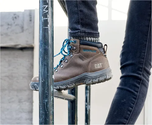 Vista 8 de Cat Footwear Botas de trabajo impermeables Mae con punta de acero para mujer