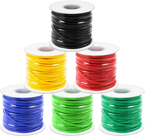 Vista 10 de cridoz - Kit de cuerda de cordón, paquete de 6 cordones de plástico, kit de tejido de cordón para pulseras, llaveros, manualidades