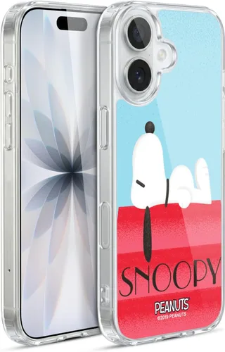 Vista 95 de Head Case Designs Snoopy Deco Dreams - Funda de gel suave con licencia oficial de Peanuts Blue Pattern compatible con Apple iPhone 7 Plus/iPhone 8