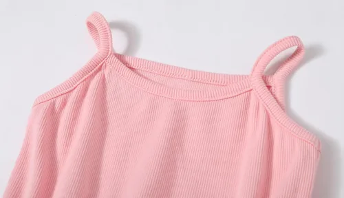 Vista 2 de Vestido tutú para niñas pequeñas, sin mangas, vestido de tul de princesa