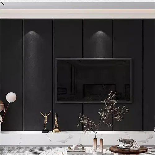 Vista 10 de Papel tapiz autoadhesivo extraíble, paneles de pared para despegar y pegar, cubierta inferior autoadhesiva de papel de aluminio, papel tapiz