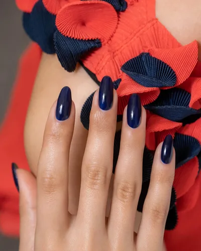 Vista 8 de Morgan Taylor Esmalte de uñas profesional azul, esmalte de uñas azul, laca de uñas de larga duración, 0.5 onzas