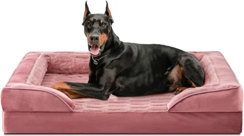 Vista 24 de FURTIME Cama Ortopédica para Perros para Perros Pequeños - Camas de Sofá para Perros Pequeños Lavables, Cama de Sofá de Espuma de Apoyo