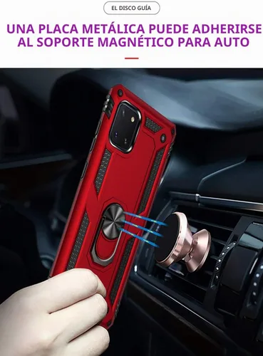 Vista 6 de Funda para Galaxy Note 10 Lite - Soporte magnético para anillo de coche Soporte Kickstand Defender Funda protectora para Samsung Galaxy Note 10 Lite