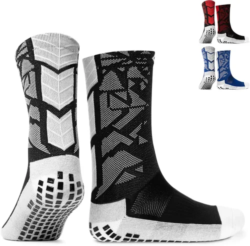Vista 2 de GripGeek Calcetines de fútbol antideslizantes, fútbol, baloncesto, hockeycorrer, calcetines antideslizantes
