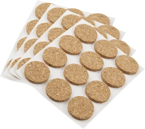 Vista 3 de SOFTTOUCH 4924995N Craft Value Pack - 236 unidades, puntos, almohadillas de corcho, tiras de fieltro, parachoques, marrón