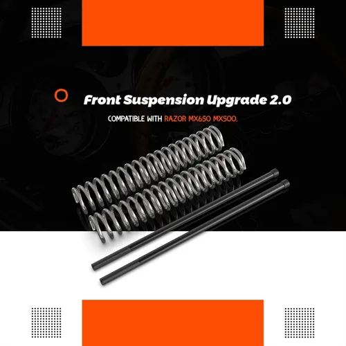 Vista 2 de Mejora de suspensión delantera 2.0, compatible con Razor MX650 MX500.