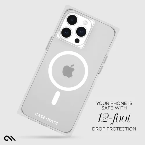 Vista 3 de Case-Mate Funda para iPhone 15 Pro Max para mujer, compatible con MagSafe, protección contra caídas de 12 pies, funda magnética de 6.7 pulgadas