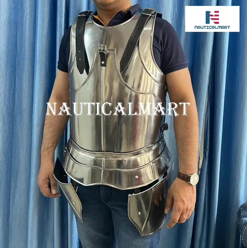 Vista 2 de NauticalMart Traje gótico de armadura, armadura de caballero medieval