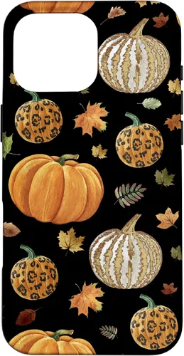 Vista 19 de iPhone 16 Falling leaves Autumn and Pumpkin Happy Fall Phone Case