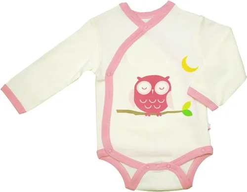 Vista 22 de Babysoy Kimono de algodón orgánico de manga larga Onesie Bodysuit
