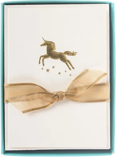 Vista 39 de Graphique Tarjetas de Apple, paquete de 10 tarjetas con sobres, saludos para todas las ocasiones, interior en blanco, relieve de lámina dorada