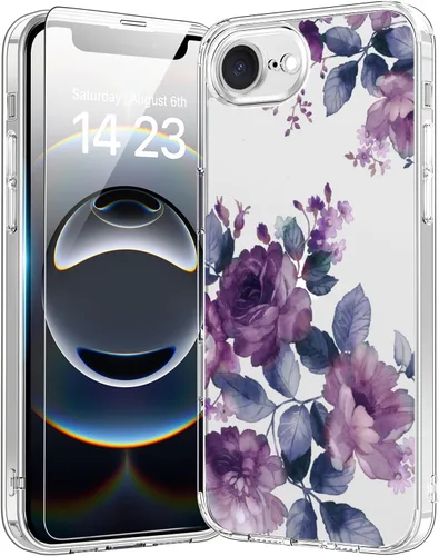 Vista 146 de bicol - Funda protectora a prueba de golpes para iPhone 15 Plus, funda delgada de acrílico transparente y diseños modernos para niña y mujer, 6.7