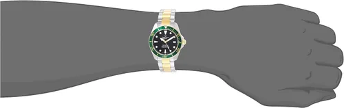 Vista 5 de Certina, DS ACTION Diver 1.496 in, acero inoxidable, automático suizo, reloj de buceo, C0328072205101, plateado amarillo, Moderno