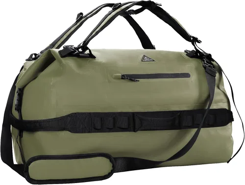 Vista 17 de Haimont Mochila Duffel Grande Impermeable con Parte Superior Enrollable, Bolsa Duffel Seca de Servicio Pesado para Navegación, Viajes, Camping