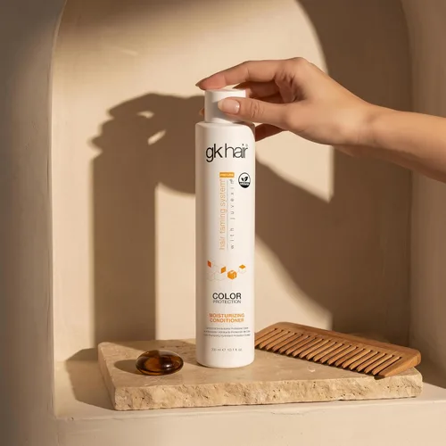 Vista 10 de GK HAIR Acondicionador hidratante de queratina global (10.1 fl oz/10.1 fl oz), protección del color hidratante, daño seco, rizado, encrespamiento