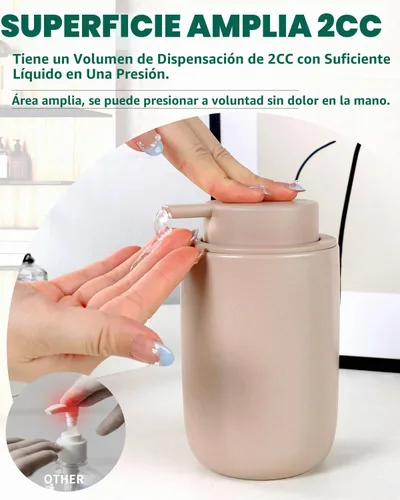 Vista 2 de BosilunLife Dispensador de bomba de loción para cocina, encimera de baño
