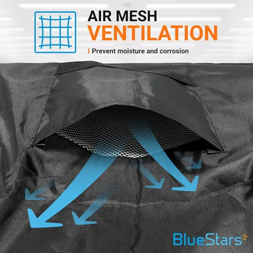 Vista 5 de BlueStars Cubierta de Aire Acondicionado Central de 30x30x32 pulgadas para Unidades Exteriores - Cubierta de AC Impermeable de Servicio Pesado