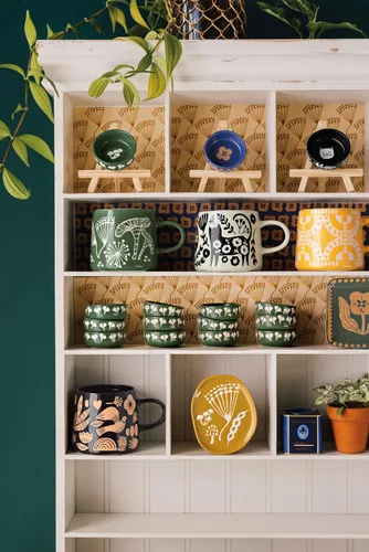 Vista 2 de Now Designs DANICA STUDIO Catbloom - Taza de impresión de Catbloom, 1 EA