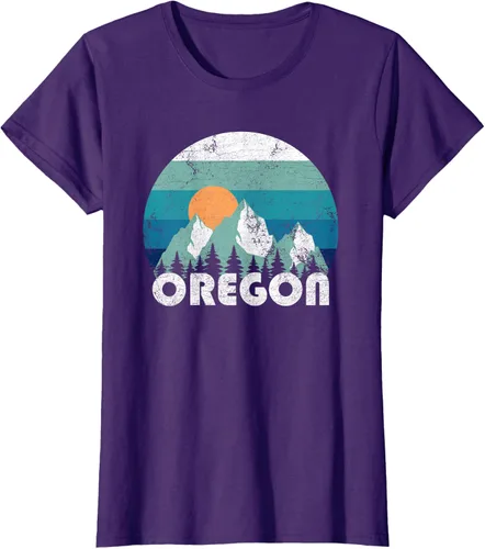 Vista 8 de Oregon State Retro Vintage Camiseta