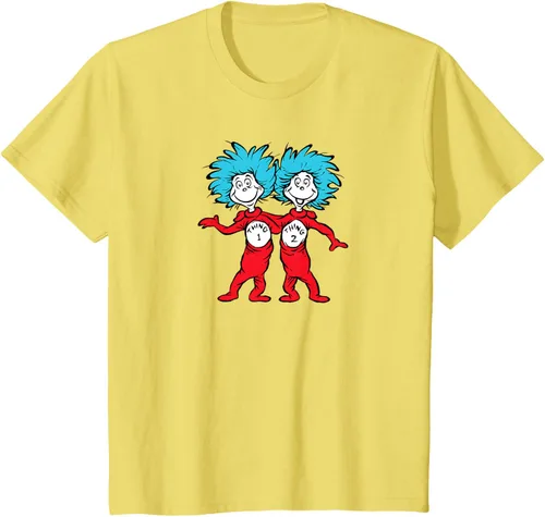 Vista 53 de Dr. Seuss Thing 1 Thing 2 Buddies - Camiseta Negro