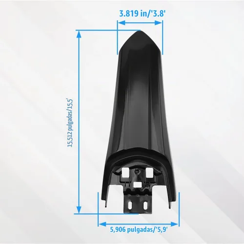 Vista 7 de Guardabarros trasero modificado extendido más largo para Segway Sur-Ron Light Bee X y S, protector de guardabarros extra largo mejorado, protector