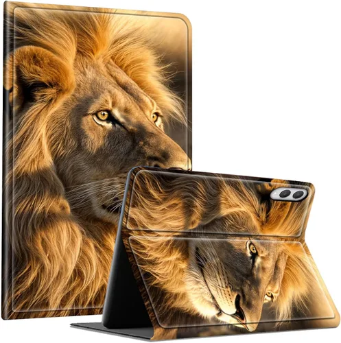 Vista 80 de Slim Case for Samsung Galaxy Tab S10 Lite / S10 FE / S9 FE 10.9" & Galaxy Tab S9 11", Multi-Angle Stand PU Leather Smart Folio Cover with Soft TPU