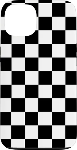 Vista 7 de Checked Chessboard Black Case for iPhone 17