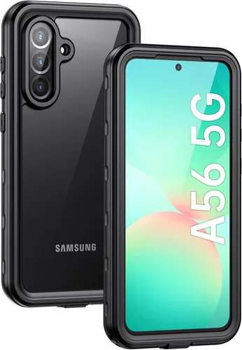Vista 18 de Lanhiem - Funda para Samsung Galaxy A16 5G, impermeable IP68, resistente al polvo, con protector de pantalla integrado, cubierta protectora